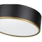 Z-Lite Arlo 3 Light Flush Mount, Matte Black & Rubbed Brass 2303F3-MB-RB - alternate 5